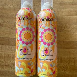 Lot of 2 Brand new Amika Perk up dry shampoo full size bottles